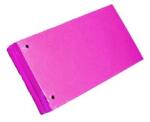 Dacris Separatoare carton colorat 10 x 24 cm 160 g/mp 2 găuri 100 buc/set roz (DIB102S160R)