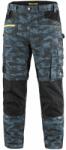 CXS Munkavédelmi deréknadrág CXS STRETCH - Terepszínű kék | 54 (1020-027-435-54)