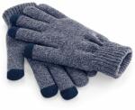 Beechfield Mănuși tricotate TouchScreen Smart - Albastru închis prespălat | L/XL (B490-1000038558)