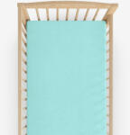 Goldea nem áteresztő frottír matracvédő kiságyba - mentol színű 70 x 140 cm