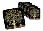 Hanipol Carmani Parafa poháralátét 10x10cm, 6db-os, Klimt: Életfa
