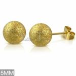 Talitha Обеци " Златисти топчета" - talitha-jewelry - 25,00 лв