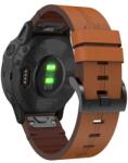 gigapack Pótszíj (egyedi méret, 20 mm, bőr hatású, állítható, QuickFit csatlakozás) BARNA Garmin Fenix 6S, Garmin Fenix 6S Pro, Garmin Fenix 6S Sapphire, Garmin Fenix 5S, Garmin Fenix 6S Pro Solar, G (GP-14924