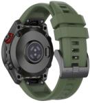 gigapack Pótszíj (egyedi méret, 20 mm, szilikon, állítható, QuickFit csatlakozás) SÖTÉTZÖLD Garmin Fenix 6S Pro Solar, Garmin Fenix 7S, Garmin Fenix 7S Pro Solar, Garmin Fenix 7S Solar, Garmin Epix P (GP-14920