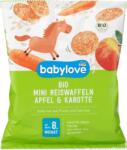  Babylove Rondele de orez cu măr și morcov, 8+, 35 g