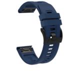 gigapack Pótszíj (egyedi méret, 26 mm, szilikon, állítható, QuickFit csatlakozás) SÖTÉTKÉK Garmin Fenix 6X Pro, Garmin Fenix 6X Pro Sapphire, Garmin Epix Pro (Gen2) 51mm, Garmin Fenix 7X Pro Solar, G (GP-14923
