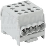 TRACON FLECU-35-25-4 Főáramköri leágazó kapocs, sínre szerelhető, szürke (FLECU-35-25-4)