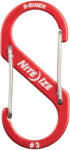 NIteIze SBA3-10-R6 S-Biner® Alumínium S (dupla) Karabiner #3 - Piros (SBA3-10-R6)