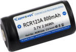 KeepPower RCR123A KeepPower CR123 3, 7V 800mAh Li-ion akkumulátor védelemmel 31mm (RCR123A)
