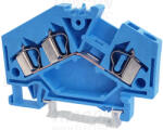 TRACON TSKC4per3D-K Nullavezető ipari sorozatkapocs, rugós, sínre, kék (TSKC4per3D-K)