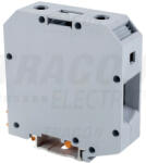 TRACON TSKA50 Fázisvezető ipari sorozatkapocs, csavaros, sínre, szürke (TSKA50)