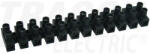 TRACON SF60A-H Flexibilis sorozatkapocs, H profil, 12 tag, fekete (SF60A-H)