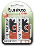 Uniross UH2D3000 Uniross D/góliát 1, 2V 3000mAh Ni-MH HYBRIO akkumulátor 2db/bliszter (UH2D3000)