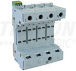 TRACON TTV2-BASE-4P TTV2-BASE-4P Aljzat 2-es típusú túlfeszültség levezetőkhöz (TTV2-BASE-4P)