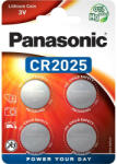 Panasonic CR2025EL-4B Panasonic CR2025 3V lítium gombelem 4db/csomag (CR2025EL-4B)