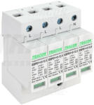 TRACON ESPD1+2-12.5-4P ESPD1+2-12.5-4P T1+T2 AC típusú túlfeszültséglevezető, cserélhető betéttel (ESPD1-2-12_5-4P)