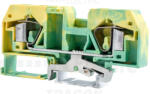 TRACON TSKC16JD Védővezető ipari sorozatkapocs, rugós, sínre, zöld/sárga (TSKC16JD)