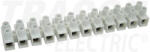 TRACON S60A-H Flexibilis sorozatkapocs, H profil, 12 tag, natúr (S60A-H)