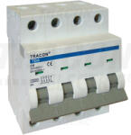 TRACON TDA-4B-10 Kismegszakító, 4 pólus, B karakterisztika (TDA-4B-10)