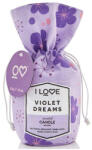 I Love Violet Dreams ароматна свещ за жени 200 гр