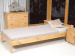 Komforttéka Celinka fenyő ágykeret égerfa 90' + ajándék ágyrács