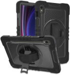 Techsuit Husa pentru Samsung Galaxy Tab S9 / S9 FE - Techsuit StripeShell 360 - Black (KF2314164) - vexio