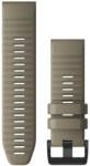 Garmin Curea Garmin QuickFit 26mm, silicon, bej, cataramă neagră (Fenix 7X/6X/5X, Tactix)
