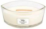 WoodWick White Teak lumânare parfumată cu fitil de lemn 453, 6 g