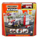 Mattel Matchbox, Action Drivers, Helicopter Rescue, set de joaca cu masina