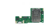 Lenovo TB-X505 Tab M10 töltő csatlakozós panel sim olvasóval (micro usb csatlakozó), OEM
