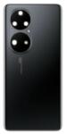 Huawei P50 Pro akkufedél (hátlap) ragasztóval és kamera lencsével fekete gyári