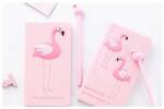 Kik Jegyzetfüzet tollal, flamingó minta (KX7424)
