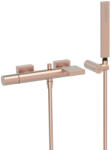 TRES Project-Tres kád-zuhany csaptelep zuhanyszettel 24K MATT RÓZSA ARANY (21117001OPM)