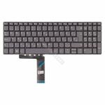 Lenovo 5CB0R28224 gyári új, magyar szürke laptop billentyűzet, keret nélkül (16240)