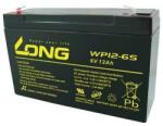 Long WP12-6S 6V 12Ah zárt ólomsavas akkumulátor (Long-WP12-6S)