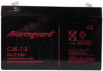Alarmguard CJ6-7.5 6V 7, 5Ah zárt ólomsavas akkumulátor (Alarmguard-CJ6-7-5)