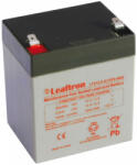 Leaftron LTX12-5.4 12V 5, 4Ah zárt ólomsavas akkumulátor (Leaftron-LTX12-5-4-F2)