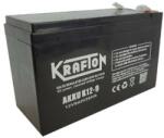 KRAFTON K12-9 12V 9Ah zárt ólomsavas akkumulátor (Krafton-K12-9)