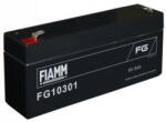 FIAMM FG10301 6V 3Ah zárt ólomsavas akkumulátor (FIAMM-FG10301)