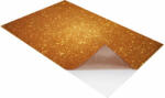 Cre Art öntapadó csillámos dekorgumi lap, A/4, 2 mm, arany (KDKMO00934)