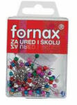 Fornax Gombostű FORNAX színes fejjel műanyag dobozban (489)