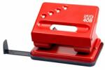 ICO Lyukasztó, kétlyukú, 30 lap, SAX "408", piros (ISA408P)
