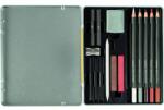 Faber-Castell Eberhard Faber művész ceruza és kréta készlet 16db-os fém dobozban (E516916)