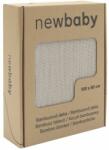 NEW BABY Bambusz kötött takaró New Baby 100x80 cm light grey - babyboxstore