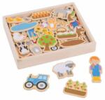 BigJigs Toys Set magnetic - Ferma