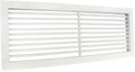 Dalap GMAS fém szellőzőrács szabályozható zsaluval 600x200 mm, fehér (1055)