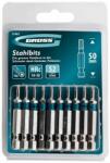 GROSS Torx 8 x 50mm bifejt készlet mágneses 10darab/csomag (11467)