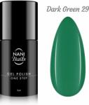 Naní One Step gél lakk 5 ml - Dark Green