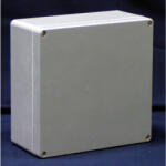 Csatári Plast CSP 252512 poliészter doboz, üres 250x250x120mm IP 65 szürke, halogénmentes CSP 10252512 ( 10252512)