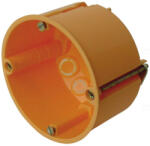 GAO Gipszkarton doboz 1-es, d68mm, 35mm mély, narancssárga hőálló 5253H (18340) (5253H)